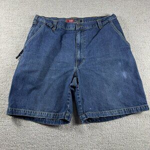 Pro Gear By Wrangler Denim Carpenter Shorts Blue Men’s Size 36 x  8